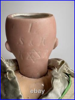 RARE Antique German Bisque Triple Stamp Levy Simon Halbig K & R Jointed Doll 12