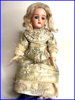 RARE Antique German Bisque Triple Stamp Levy Simon Halbig K & R Jointed Doll 12