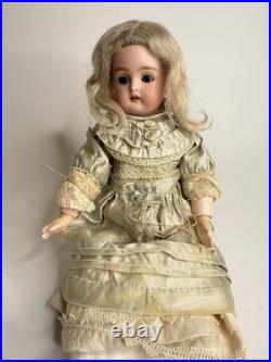 RARE Antique German Bisque Triple Stamp Levy Simon Halbig K & R Jointed Doll 12