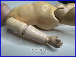 RARE Antique German Bisque Triple Stamp Levy Simon Halbig K & R Jointed Doll 12