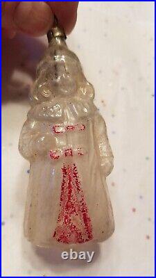 RARE Antique Kate Greenaway Girl German Glass Christmas Ornament