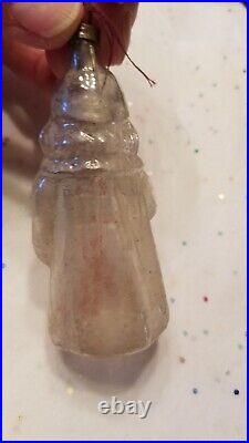 RARE Antique Kate Greenaway Girl German Glass Christmas Ornament