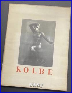 RARE German Figure Sculptor Georg KOLBE Vintage Print Book 12 Prints