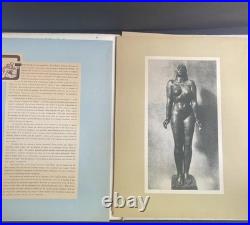 RARE German Figure Sculptor Georg KOLBE Vintage Print Book 12 Prints