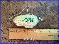 RARE LZ 129 Hindenburg German Antique Hand Blown Glass Ornament, ships FREE