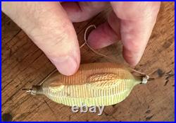 RARE LZ 129 Hindenburg German Antique Hand Blown Glass Ornament, ships FREE