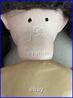 RARE VINTAGE ANTIQUE GERMAN BISQUE MY DEARIE Made in GERMANY DOLL 24 GORGEOUS