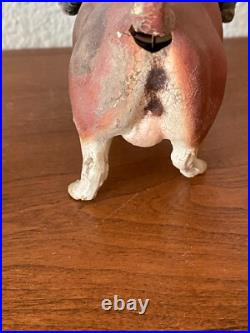 RARE. Vintage/ antique Candy container nodder Bobby riding a bull German