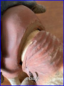 RARE. Vintage/ antique Candy container nodder Bobby riding a bull German