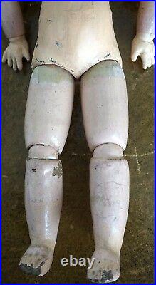 Rare 19th Century 34cm E3D Déposé Etienne Denamur Antique French Doll