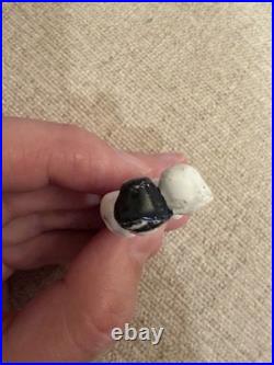 Rare 1.75 Antique German Frozen Charlotte Twin China Doll w Bonnet c1850-1870