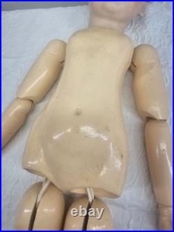 Rare 25 Antique German 7246 Art Character Gebruder Heubach Toddler Doll