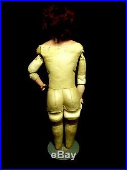 Rare Antique Bisque Kestner Closed Mouth Turned Shoulder Head 18 Doll
