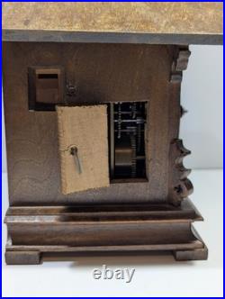 Rare Antique Black Forest Mantle Shelf Cuckoo German Clock for Repair
