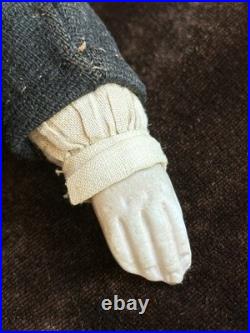 Rare Antique German 12.5 KPM  Male Bisque Head Parian China Doll