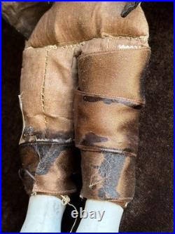 Rare Antique German 12.5 KPM  Male Bisque Head Parian China Doll