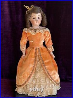 Rare Antique German 16 Early Kestner 9 Closed Mouth Swivel Neck Bisque Doll Rare Antique German 16 Early Kestner 9 Closed Mouth Swivel Neck Bisque Doll