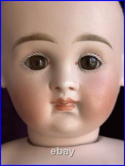 Rare Antique German 16 Early Kestner 9 Closed Mouth Swivel Neck Bisque Doll Rare Antique German 16 Early Kestner 9 Closed Mouth Swivel Neck Bisque Doll