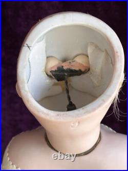 Rare Antique German 16 Early Kestner 9 Closed Mouth Swivel Neck Bisque Doll Rare Antique German 16 Early Kestner 9 Closed Mouth Swivel Neck Bisque Doll