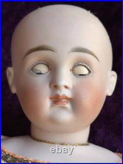 Rare Antique German 16 Early Kestner 9 Closed Mouth Swivel Neck Bisque Doll Rare Antique German 16 Early Kestner 9 Closed Mouth Swivel Neck Bisque Doll