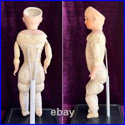 Rare Antique German 16 Early Kestner 9 Closed Mouth Swivel Neck Bisque Doll Rare Antique German 16 Early Kestner 9 Closed Mouth Swivel Neck Bisque Doll