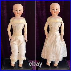 Rare Antique German 16 Early Kestner 9 Closed Mouth Swivel Neck Bisque Doll Rare Antique German 16 Early Kestner 9 Closed Mouth Swivel Neck Bisque Doll