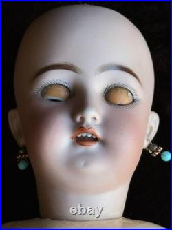 Rare Antique German 16 Heinrich Handwerck 189 Bisque Head Doll