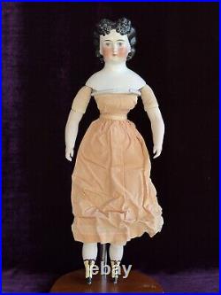 Rare Antique German 17.5 Countess Dagmar Style Brunette China Head Doll Rare Antique German 17.5 Countess Dagmar Style Brunette China Head Doll