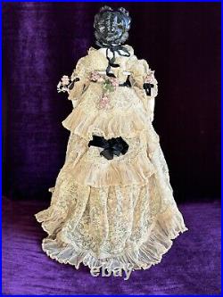 Rare Antique German 17.5 Countess Dagmar Style Brunette China Head Doll Rare Antique German 17.5 Countess Dagmar Style Brunette China Head Doll