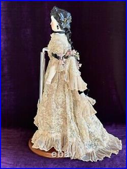 Rare Antique German 17.5 Countess Dagmar Style Brunette China Head Doll Rare Antique German 17.5 Countess Dagmar Style Brunette China Head Doll