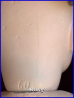 Rare Antique German 24 Bruno Schmidt 1294 Bisque Head Toddler Character Doll
