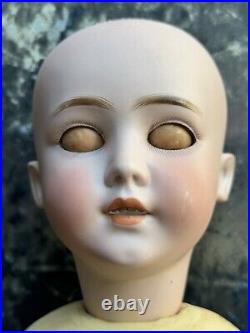 Rare Antique German 24 Schoenau & Hoffmeister 5700 Bisque Head Doll