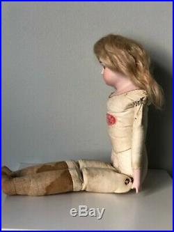 Rare Antique German Kestner French Type Bisque Turned Head Character Doll 13