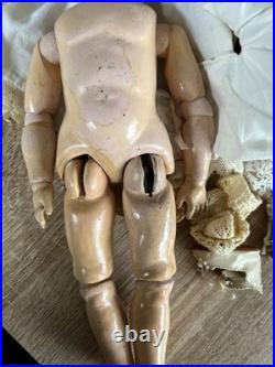 Rare Antique German Mignonette Doll by Heinrich Handwerck 189 tall 13.8 in