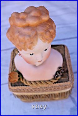 Rare Antique German Parian China Bisque Shoulder Head Doll with Musi? Box Rare Antique German Parian China Bisque Shoulder Head Doll with Musi? Box