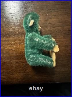Rare Antique German Schuco Green Monkey Perfume bottle 3 1/4