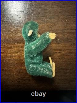 Rare Antique German Schuco Green Monkey Perfume bottle 3 1/4