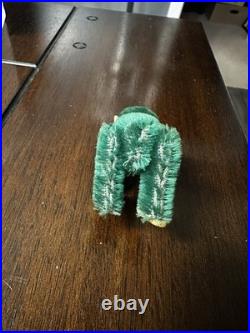 Rare Antique German Schuco Green Monkey Perfume bottle 3 1/4