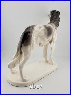 Rare Antique Original German porcelain Borzoi dog figurine 1928. By R. Steiner Rare Antique Original German porcelain Borzoi dog figurine 1928. By R. Steiner