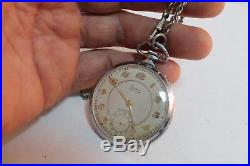 Rare Antique Vintage Old German Stowa Precision Mens Pocket Watch