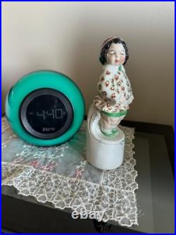 Rare German Gebruder Heubach Porcelain Figurine Of A Standing Boy Fully Marked