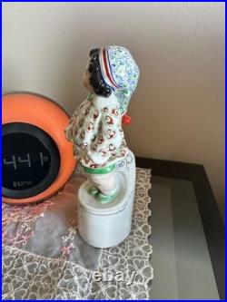 Rare German Gebruder Heubach Porcelain Figurine Of A Standing Boy Fully Marked