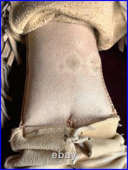 Rare Large Antique German 13 Native American Indian Bisque Head Doll Cloth Body Rare Large Antique German 13 Native American Indian Bisque Head Doll Cloth Body
