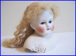 Rare Pale Bisque, Belton Type Doll, Solid Dome, Turned Shoulder, Closed Mouth