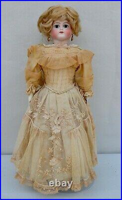Rare Swivel Head- Bisque Doll- Portrait Lady Alt, Beck and Gottschalck- 1885