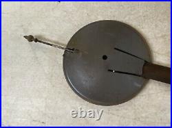 Rare Vintage Antique German Hanging Wall Clock Wood Victorian 59S6 Rare Vintage Antique German Hanging Wall Clock Wood Victorian 59S6