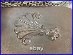 Rare Vintage Antique German Hanging Wall Clock Wood Victorian 59S6 Rare Vintage Antique German Hanging Wall Clock Wood Victorian 59S6