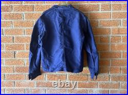 Rare Vintage German Moleskin Work Jacket Pit22.5 Antique Chore Sturdy Deadstock