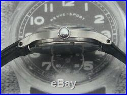 Revue Sport Calibre 59 WW2 German Miltary DH Watch Wehrmacht 1940 203264 H/Wound