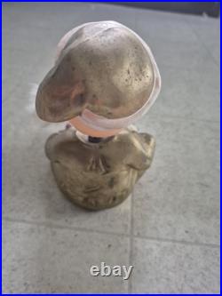 Santa Claus Candy Container German Bobble Head Creepy Rare Vintage Antique
